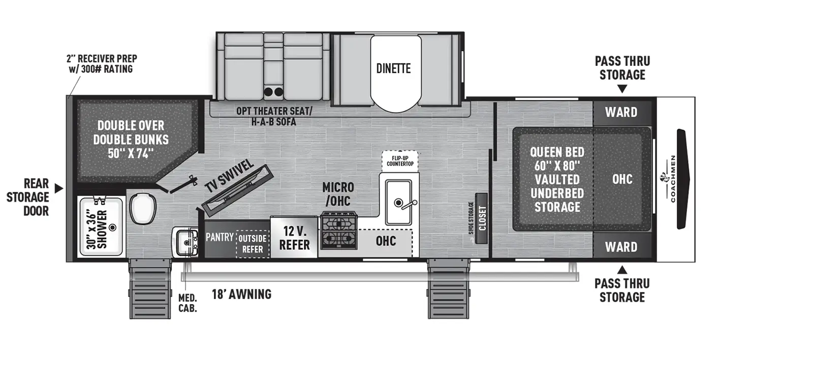 288BHDS Floorplan Image